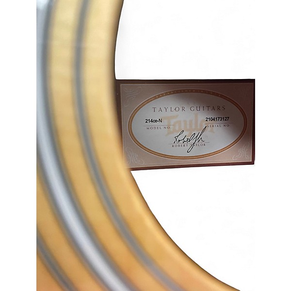 Used Taylor 214CEN Natural Classical Acoustic Electric Guitar