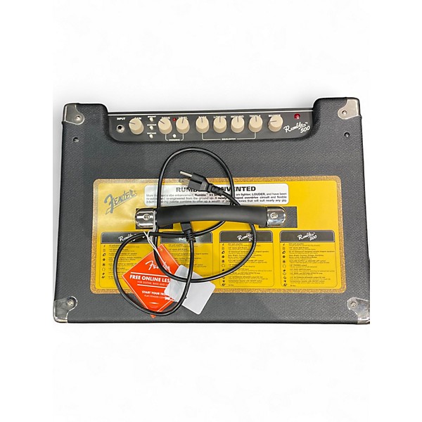 Used Fender Rumble V3 500W 2x10 Bass Combo Amp