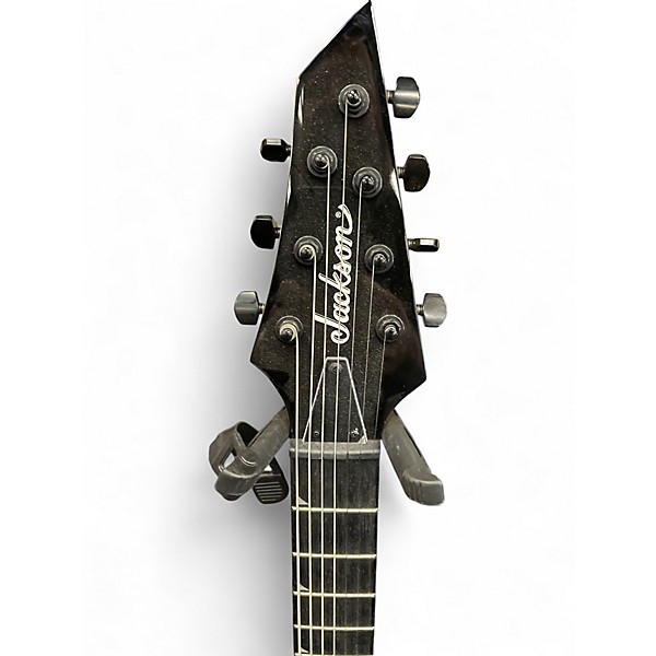 Used Jackson JS22-7 Dinky 7 String Black Solid Body Electric Guitar