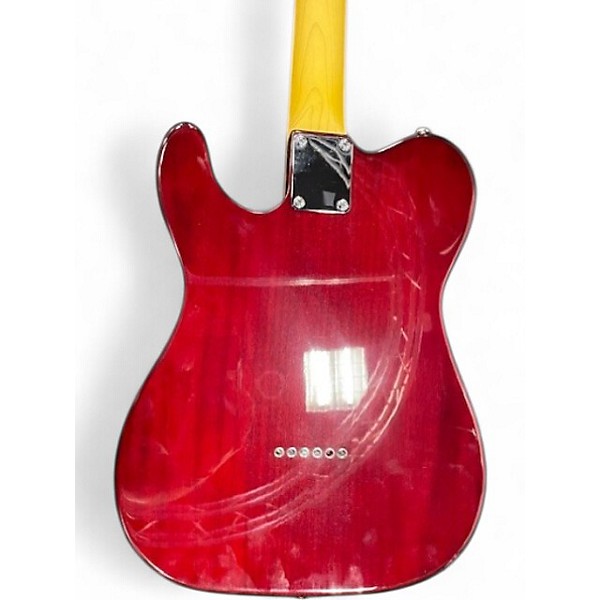 Used G&L ASAT Classic Thinline Crimson Red Trans Hollow Body Electric Guitar