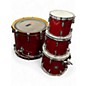Used SONOR 4 Piece Force 3003 Maroon Drum Kit