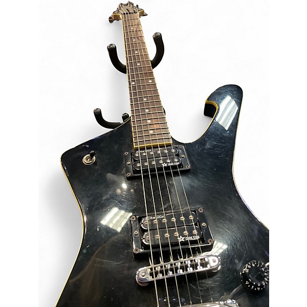 Used 2000s Ibanez IC300 Iceman Black Solid Body Electric Guitar