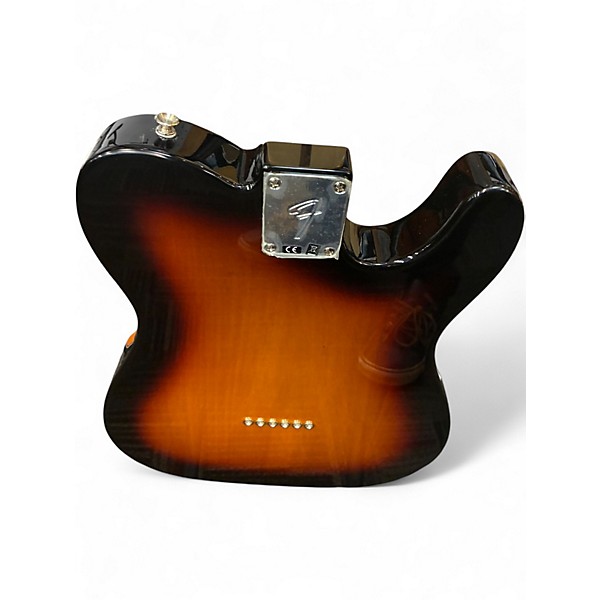Used Fender Player Telecaster LH 2 Tone Sunburst Solid Body Electric Guitar
