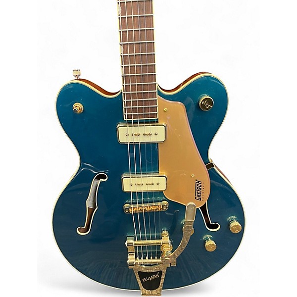 Used Gretsch Guitars Electromatic Pristine LTD Center Block Double-Cut PETROL Hollow Body Electric Guitar