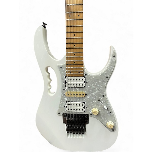 Used Ibanez JEM505 White Solid Body Electric Guitar