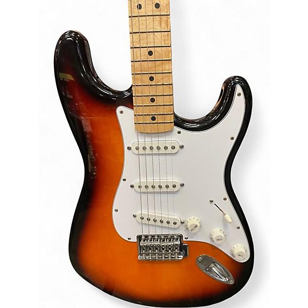 Used Fender Standard Stratocaster 2 Color Sunburst Solid Body Electric Guitar
