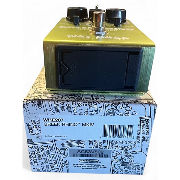 Used Way Huge Electronics WHE202 Green Rhino Overdrive Effect Pedal