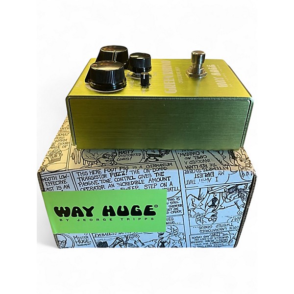 Used Way Huge Electronics WHE202 Green Rhino Overdrive Effect Pedal