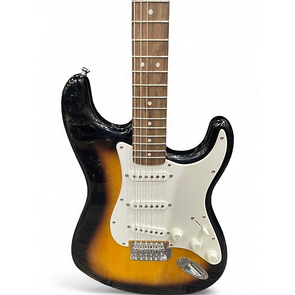 Used Squier Bullet Stratocaster 2 Color Sunburst Solid Body Electric Guitar