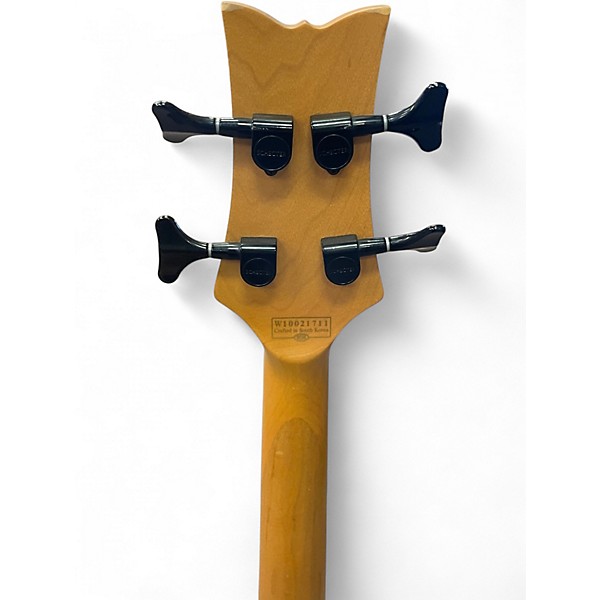 Used Schecter Guitar Research Damien 4 String Satin Black Electric Bass Guitar