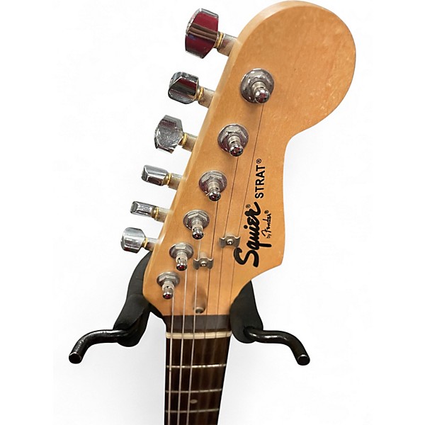 Used Squier Affinity Stratocaster Black Solid Body Electric Guitar