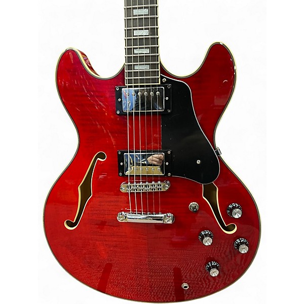 Used Sire Sire Larry Carlton H7 Trans Red Hollow Body Electric Guitar