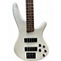 Used Ibanez SR250 Pearl White Electric Bass Guitar