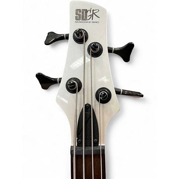 Used Ibanez SR250 Pearl White Electric Bass Guitar
