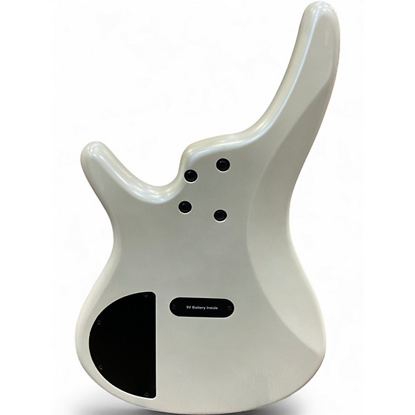 Used Ibanez SR250 Pearl White Electric Bass Guitar