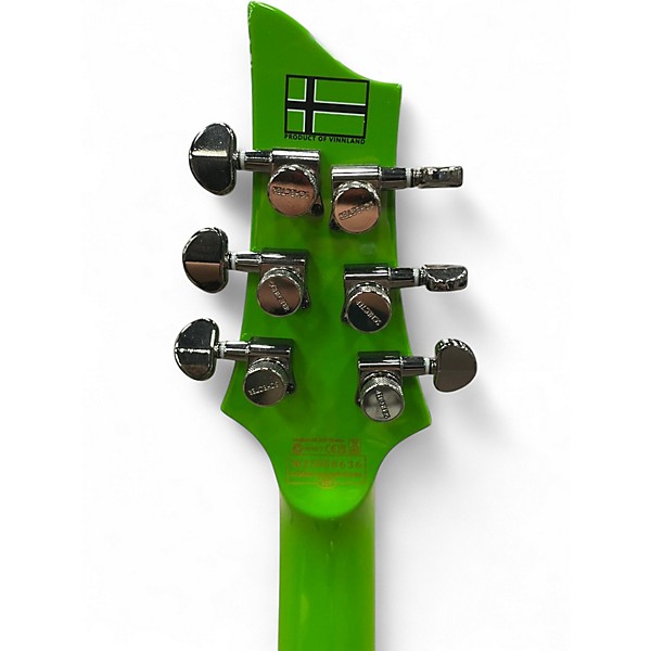 Used Schecter Guitar Research KENNY HICKEY SIGNATURE C-1 EX Green Solid Body Electric Guitar