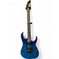 Used Ibanez GIO GRG120QASP GRG Series Transparent Blue Gradation Solid Body Electric Guitar thumbnail