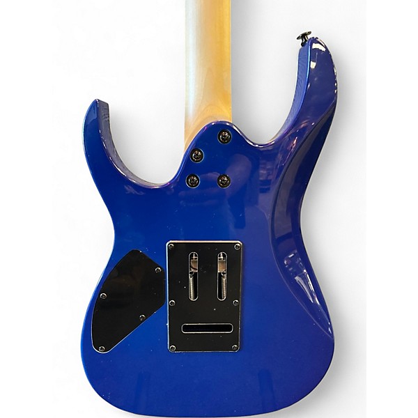 Used Ibanez GIO GRG120QASP GRG Series Transparent Blue Gradation Solid Body Electric Guitar