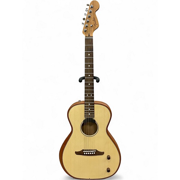 Used Fender Highway Parlor Natural Acoustic Electric Guitar
