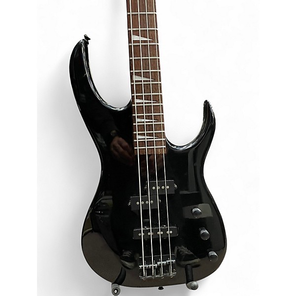 Used Ibanez EX SERIES BLACK Electric Bass Guitar