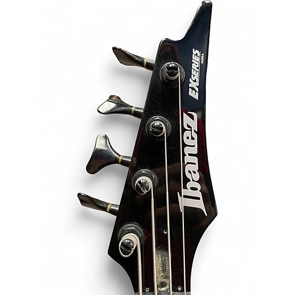 Used Ibanez EX SERIES BLACK Electric Bass Guitar