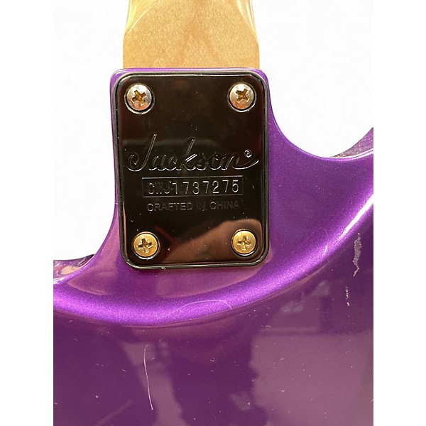 Used Jackson MODDED JS32 ARCHTOP Purple Solid Body Electric Guitar