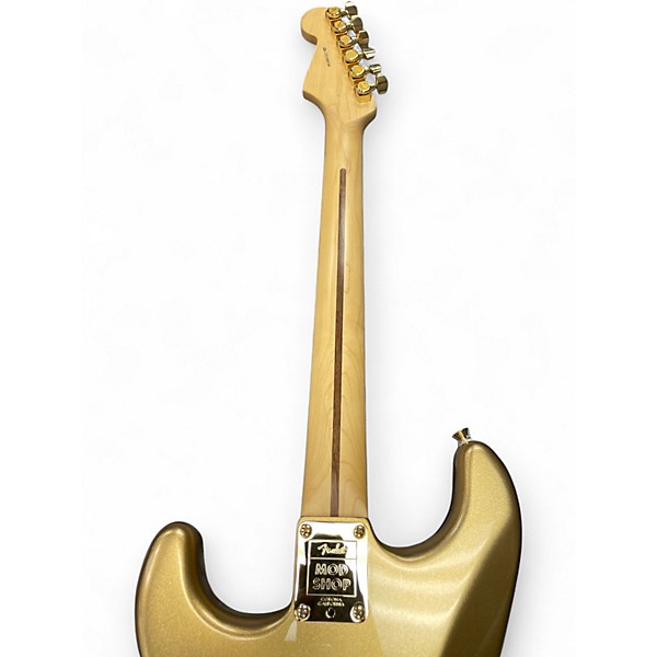 Used Fender Mod Shop Stratocaster Gold Sparkle Solid Body Electric Guitar