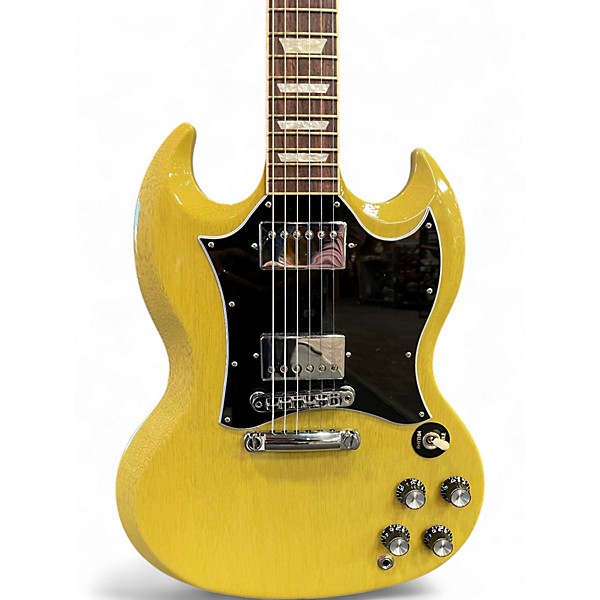Used 2023 Gibson SG Standard TV Yellow Solid Body Electric Guitar