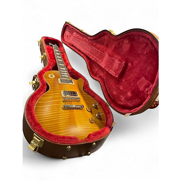 Used Gibson LES PAUL KIRK HAMMET "GREENY" GREENY BURST Solid Body Electric Guitar