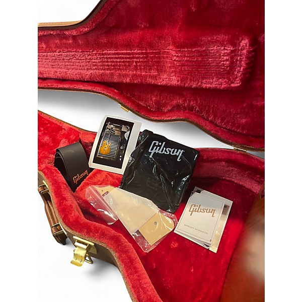 Used Gibson LES PAUL KIRK HAMMET "GREENY" GREENY BURST Solid Body Electric Guitar