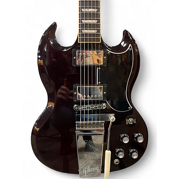 Used Gibson SG Original w/Maestro Aged Cherry Solid Body Electric Guitar