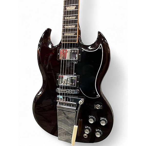 Used Gibson SG Original w/Maestro Aged Cherry Solid Body Electric Guitar