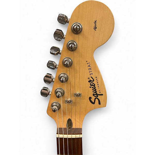 Used Squier Affinity Stratocaster Black Solid Body Electric Guitar