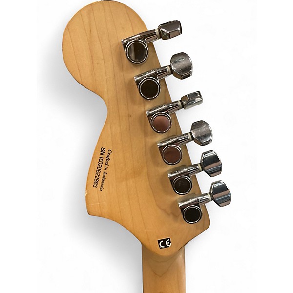 Used Squier Affinity Stratocaster Black Solid Body Electric Guitar