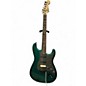 Used 2013 Squier Bullet Stratocaster HSS Metallic Green Solid Body Electric Guitar thumbnail