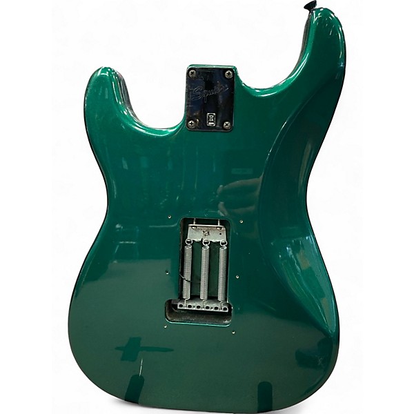 Used 2013 Squier Bullet Stratocaster HSS Metallic Green Solid Body Electric Guitar