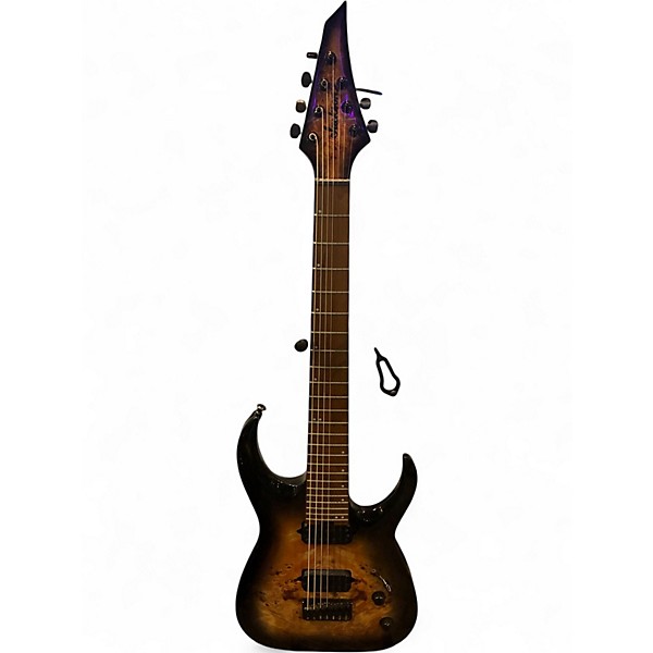 Used Jackson HTP 7 Poplar Burl Solid Body Electric Guitar