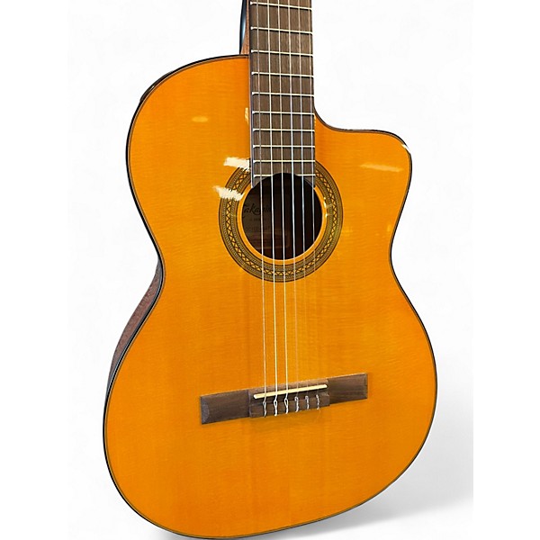 Used Takamine GC1CE Natural Classical Acoustic Guitar