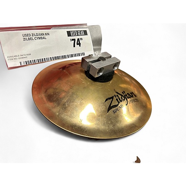 Used Zildjian 6in Zilbel Cymbal