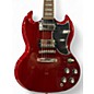 Used 2022 Epiphone SG Standard Cherry Solid Body Electric Guitar