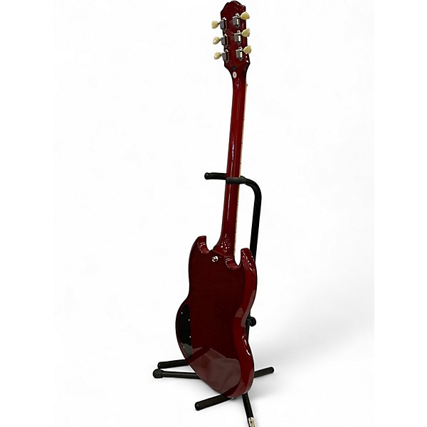 Used 2022 Epiphone SG Standard Cherry Solid Body Electric Guitar