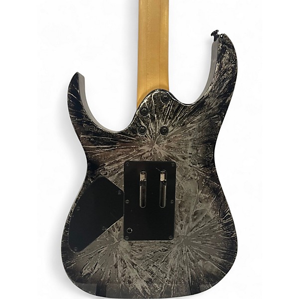 Used 2007 Ibanez RGR420EX Silver Arctic Frost Solid Body Electric Guitar