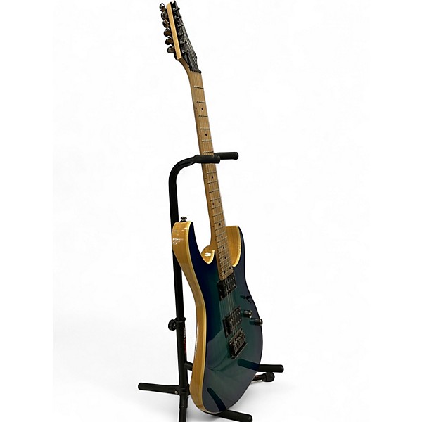 Used 2018 Ibanez RG421AHM Blue Moon Burst Solid Body Electric Guitar