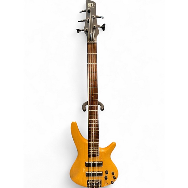 Used Ibanez SR605 5 String Natural Electric Bass Guitar