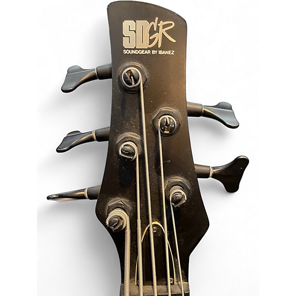 Used Ibanez SR605 5 String Natural Electric Bass Guitar