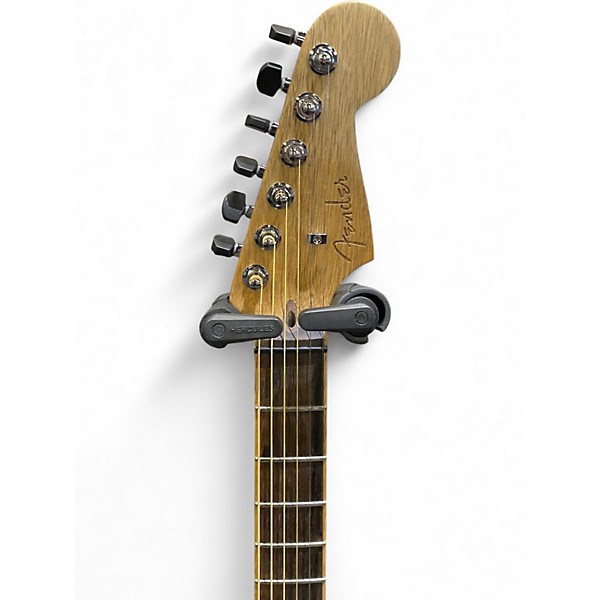 Used Fender American Acoustasonic Stratocaster cocobolo Acoustic Electric Guitar