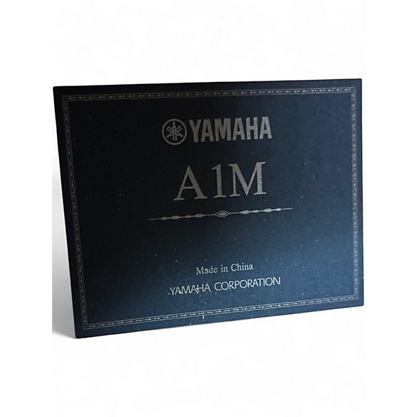 Used Yamaha A1M Trans Black Acoustic Electric Guitar