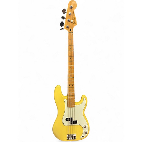 Used Fender Player Precision Bass Butter Cream Electric Bass Guitar