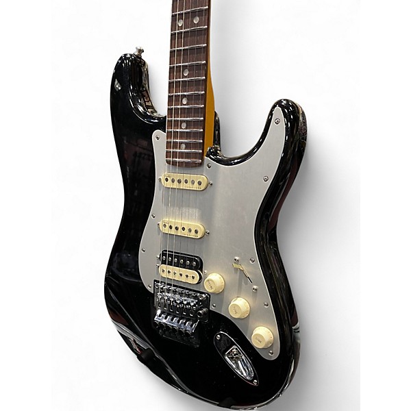 Used 2024 Fender ultra luxe hss sparkle black Solid Body Electric Guitar