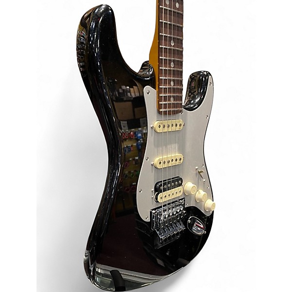 Used 2024 Fender ultra luxe hss sparkle black Solid Body Electric Guitar